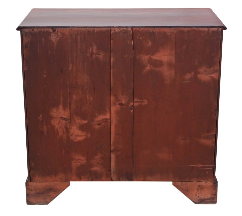 Georgian mahogany secretaire chest of drawers View XI