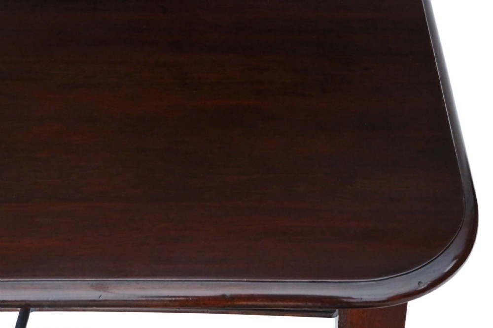Victorian mahogany wind out extending dining table 5' View IV