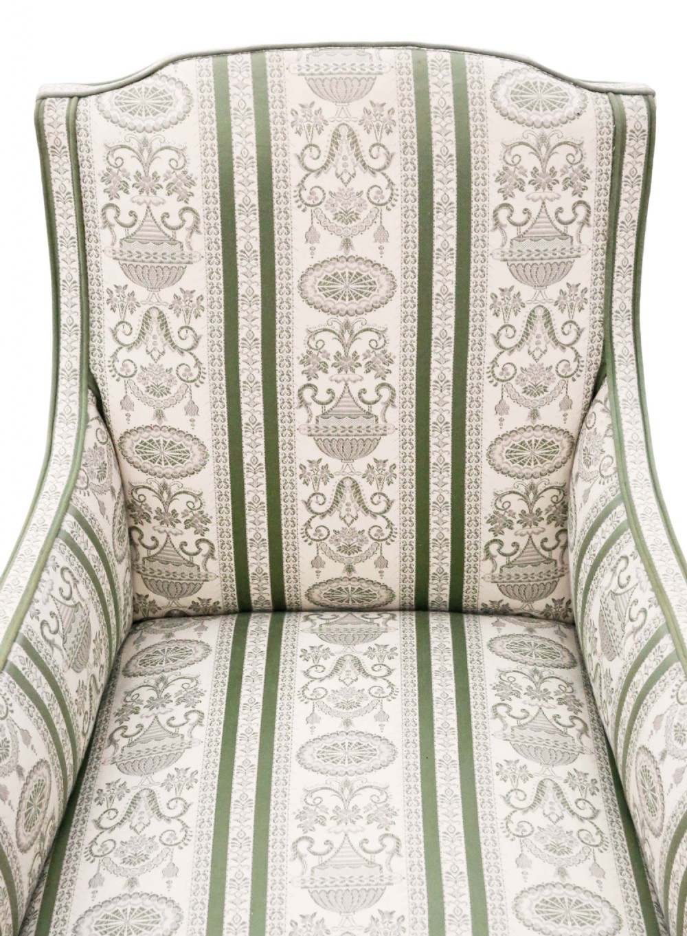 Victorian inlaid mahogany armchair View III