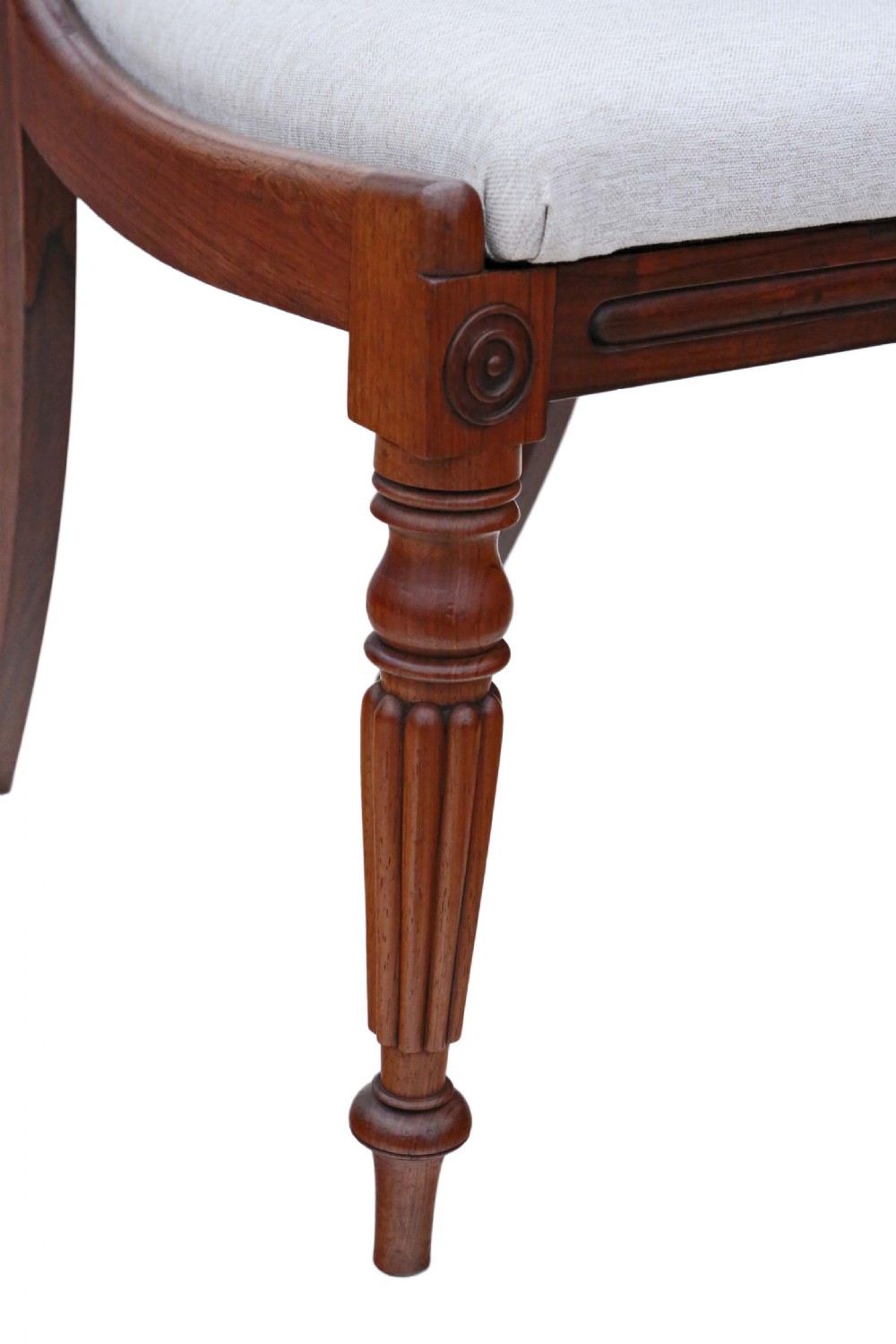 Set of 4 William IV rosewood bar back dining chairs View VII
