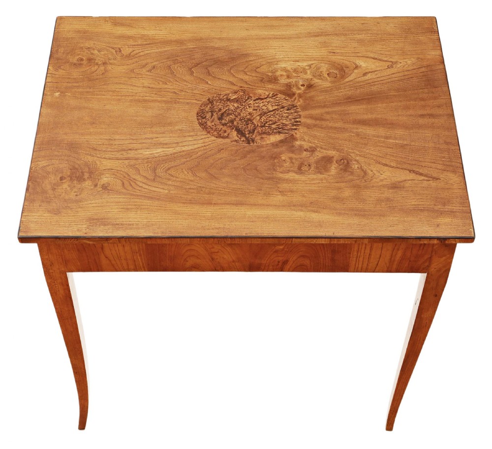 19th Century Swedish Biedermeier side centre writing table  View IV
