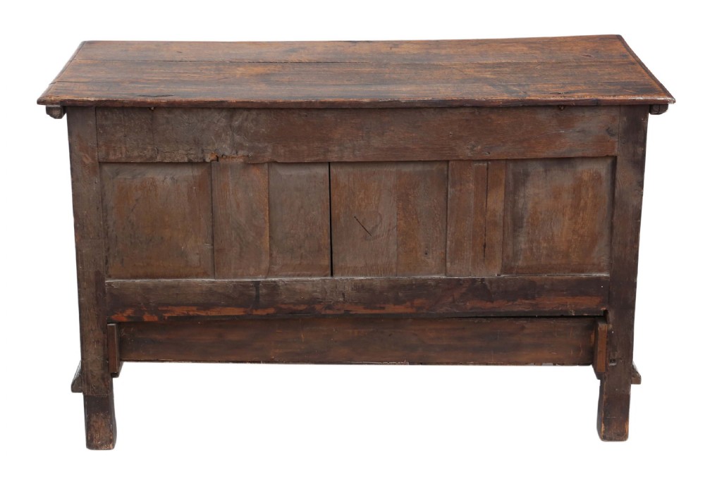 Georgian oak coffer View XI