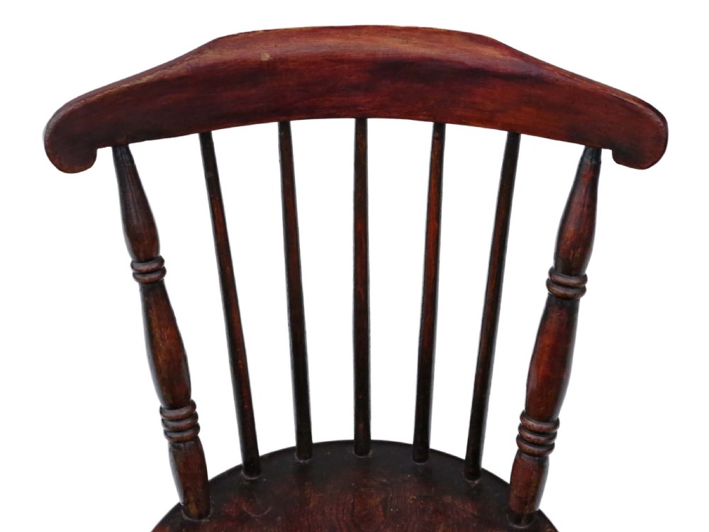 Set of 4 Victorian Penny Windsor dining chairs View VIII