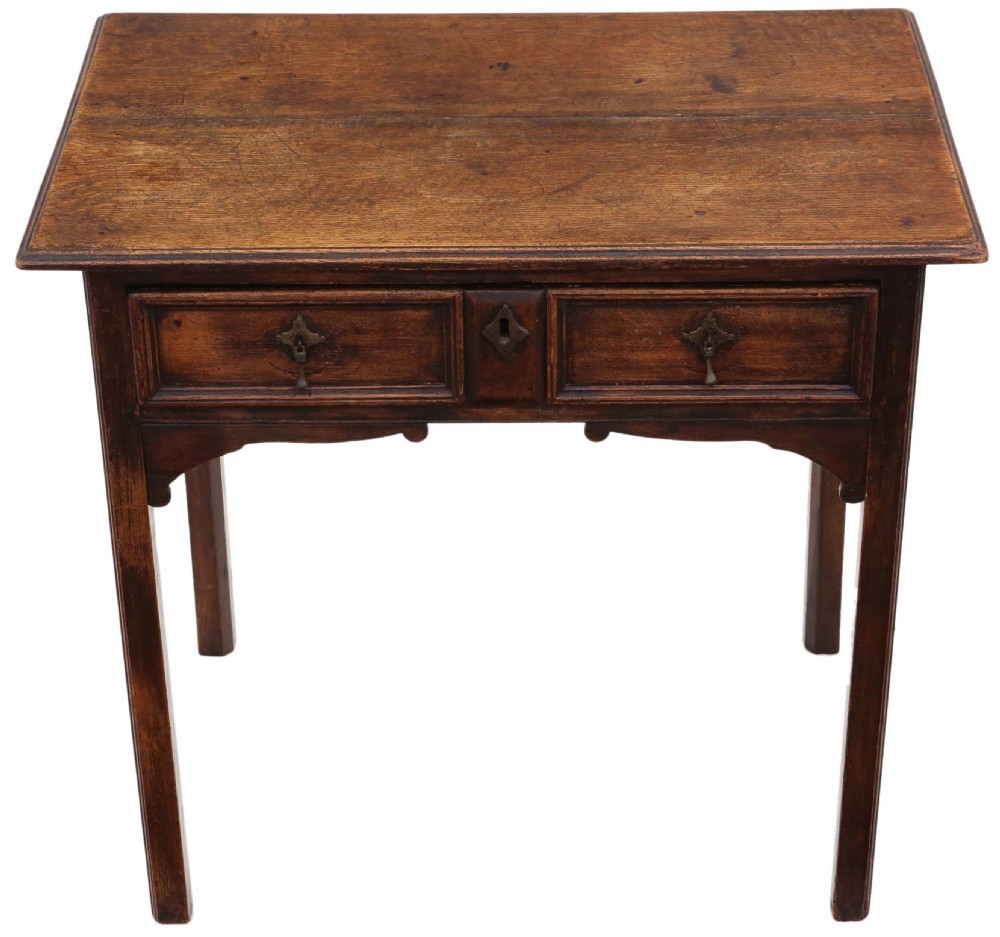 Georgian oak writing desk 