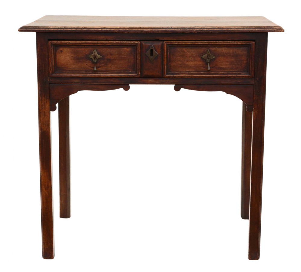 Georgian oak writing desk  View II