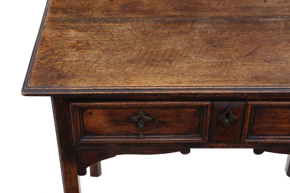 Georgian oak writing desk  View IV