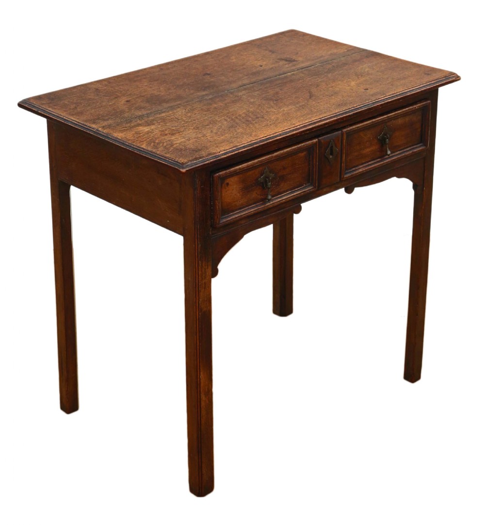 Georgian oak writing desk  View VII