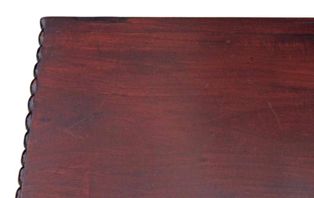 Victorian mahogany folding card tea table View VII