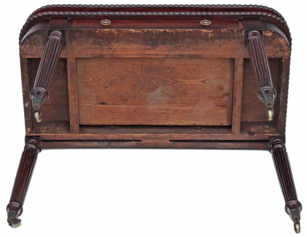 Victorian mahogany folding card tea table View XIV