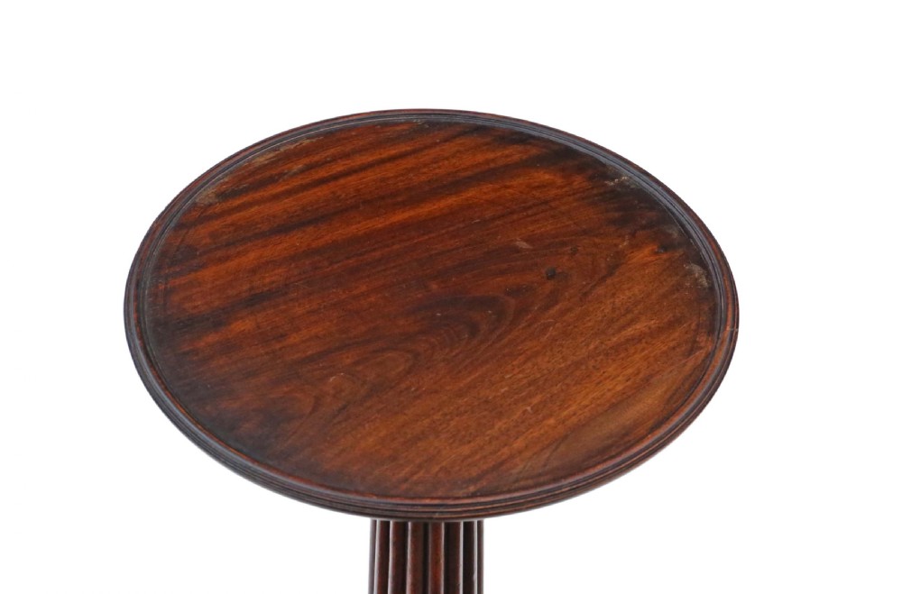 Mahogany torchiere pedestal plant stand View VI