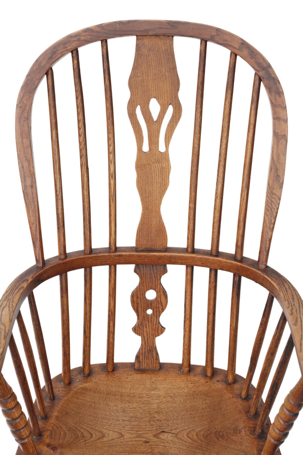 Victorian ash & elm Windsor chair armchair dining View VIII