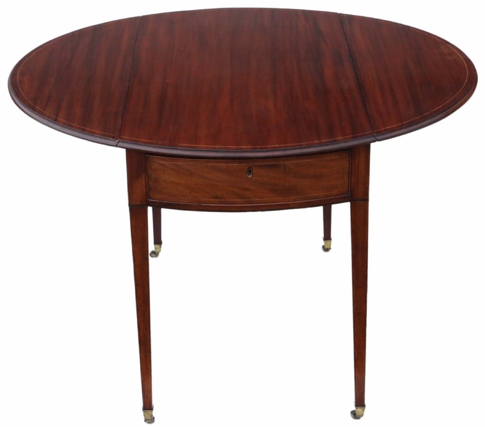Regency inlaid mahogany Pembroke sofa table