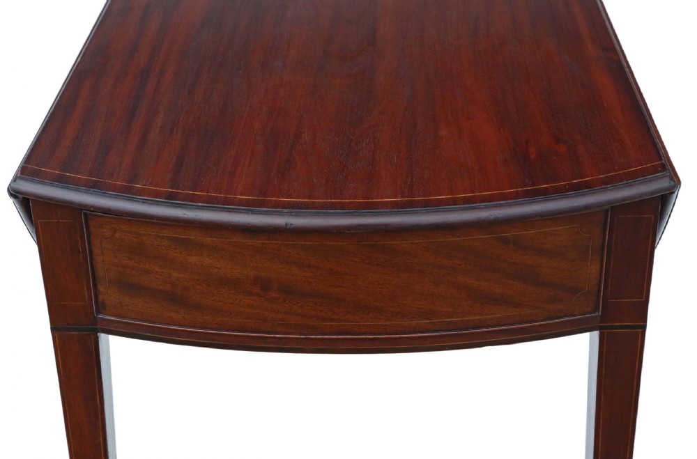 Regency inlaid mahogany Pembroke sofa table View VI