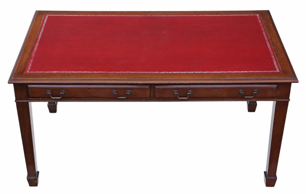 Georgian revival partner's desk C1925 View III