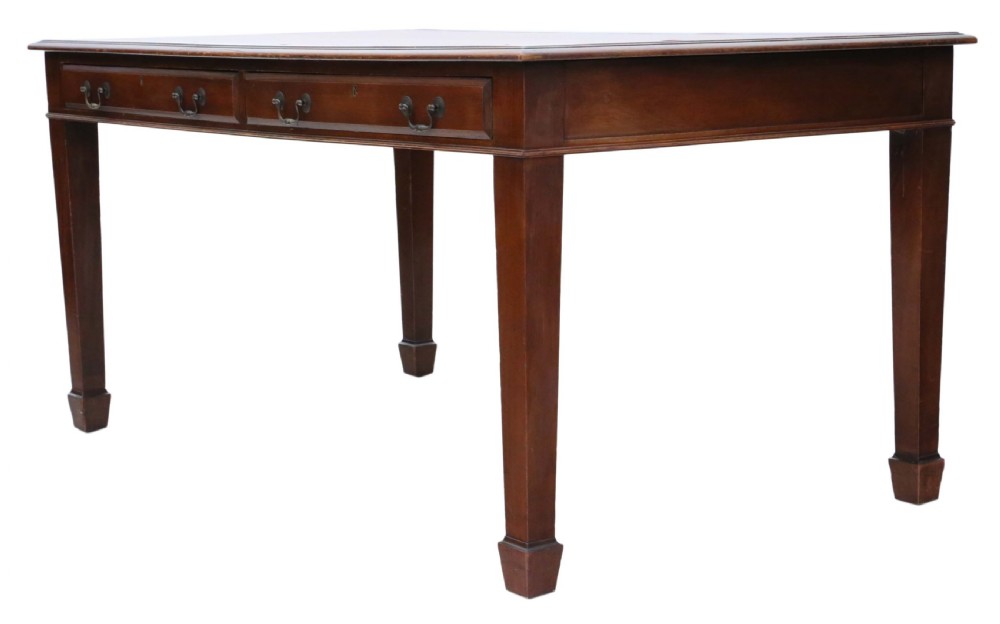 Georgian revival partner's desk C1925 View VI