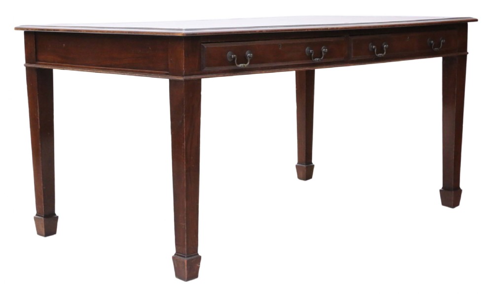 Georgian revival partner's desk C1925 View VII