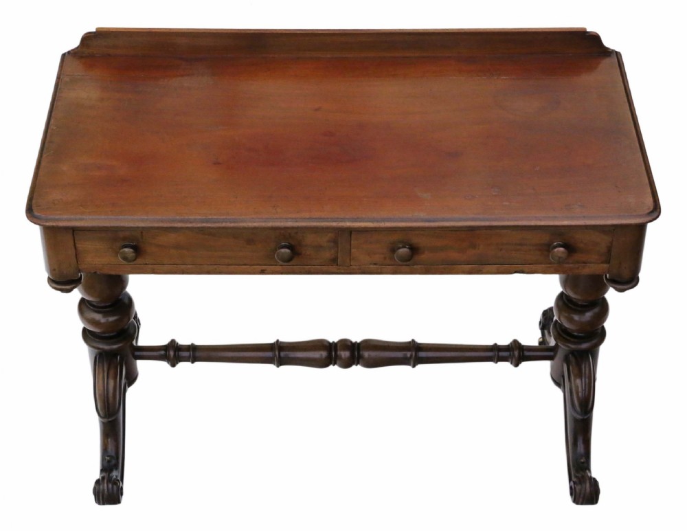 Victorian C1880 mahogany writing desk View III