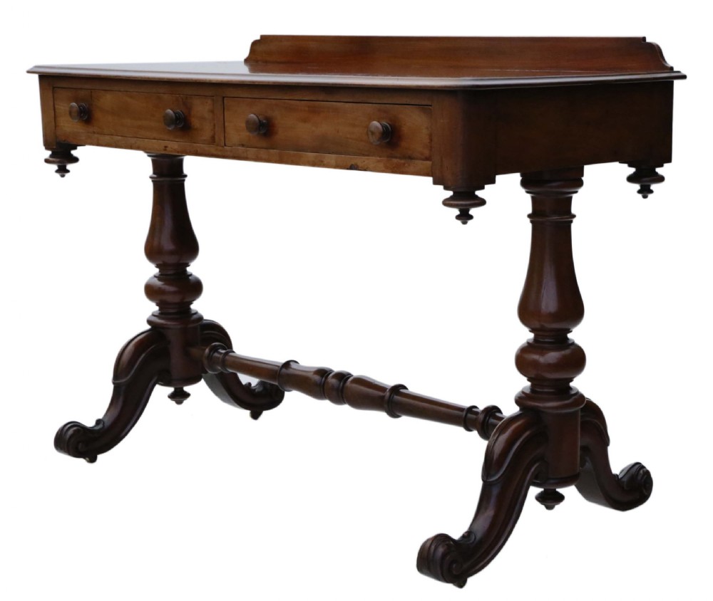 Victorian C1880 mahogany writing desk View VII