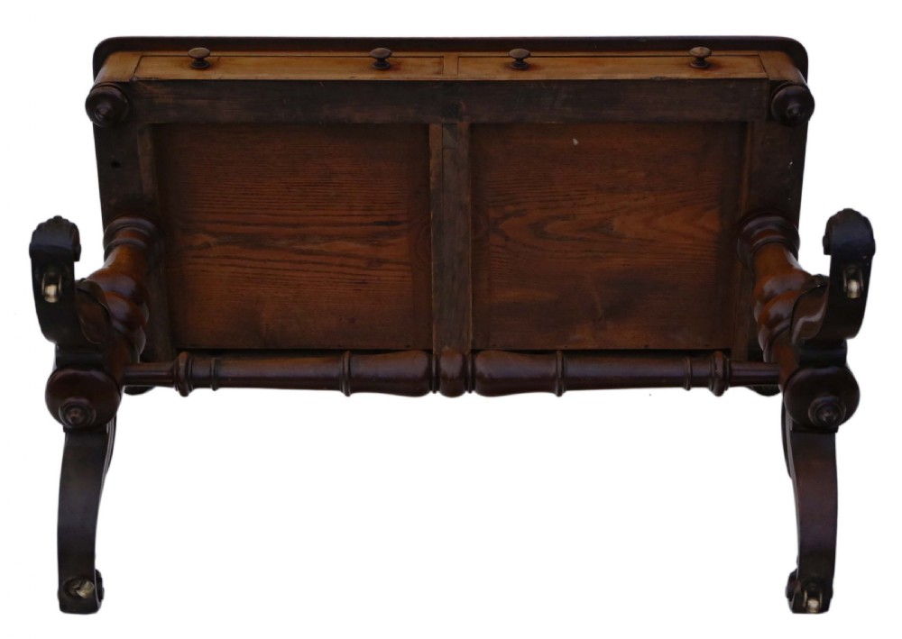 Victorian C1880 mahogany writing desk View X