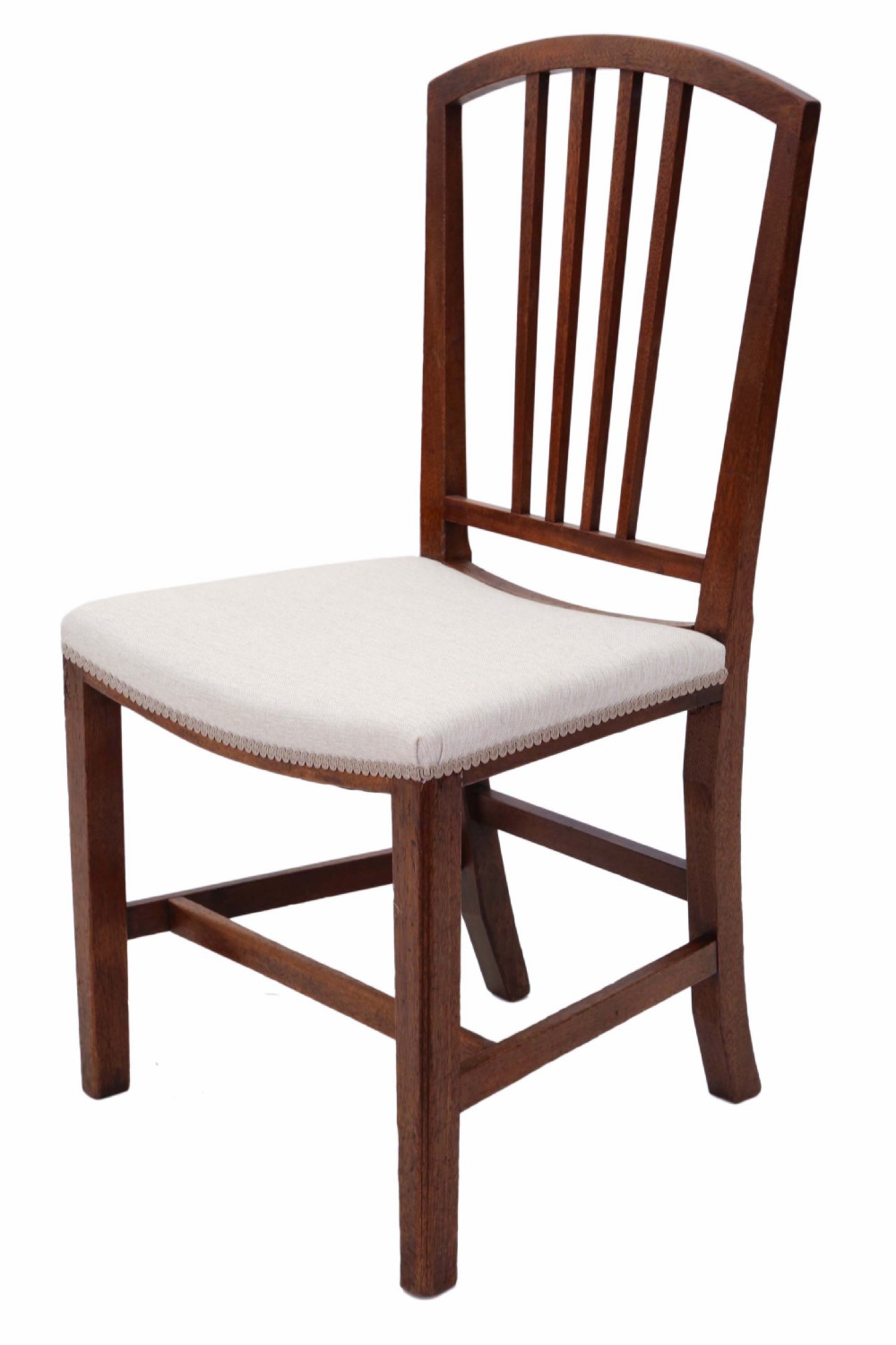 Set of 6 Victorian mahogany dining chairs View IV