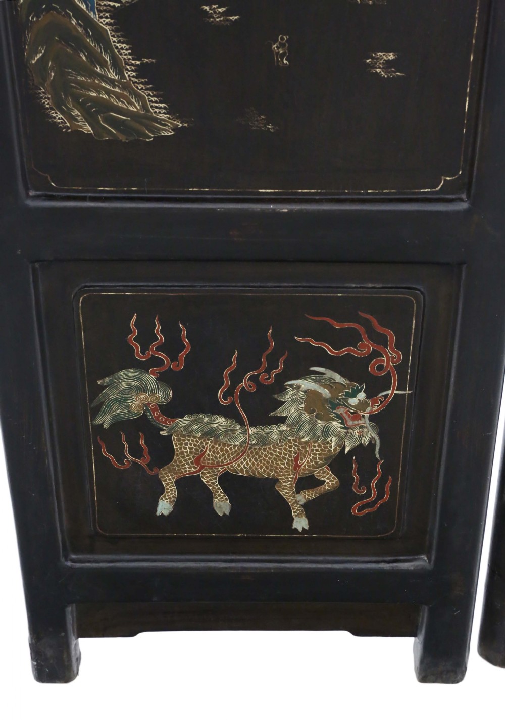 Victorian Chinoiserie dressing screen room divider View IV
