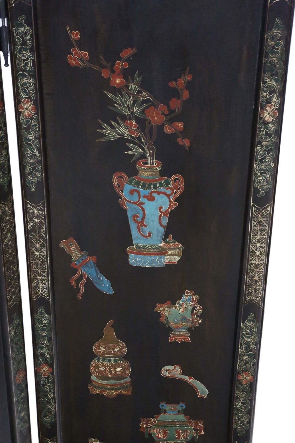 Victorian Chinoiserie dressing screen room divider View VIII