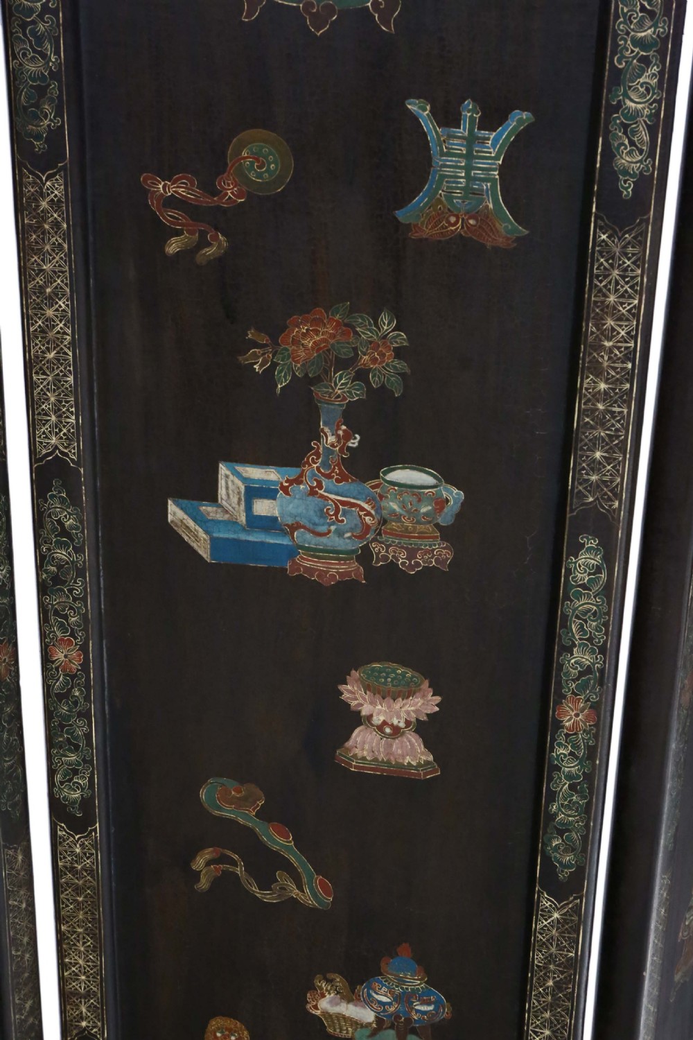 Victorian Chinoiserie dressing screen room divider View IX