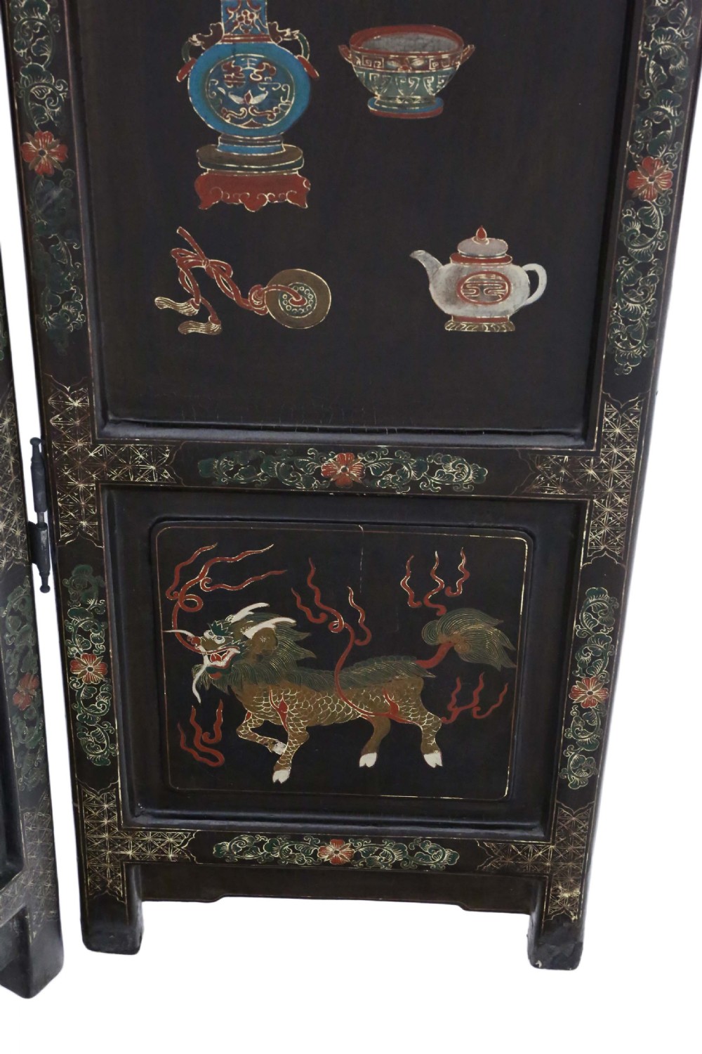 Victorian Chinoiserie dressing screen room divider View X
