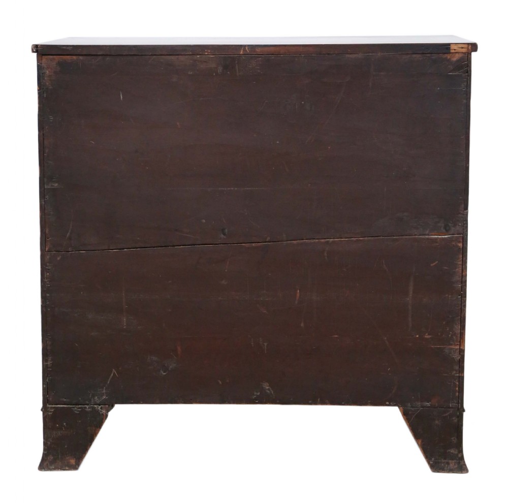 Georgian inlaid mahogany chest of drawers View IX