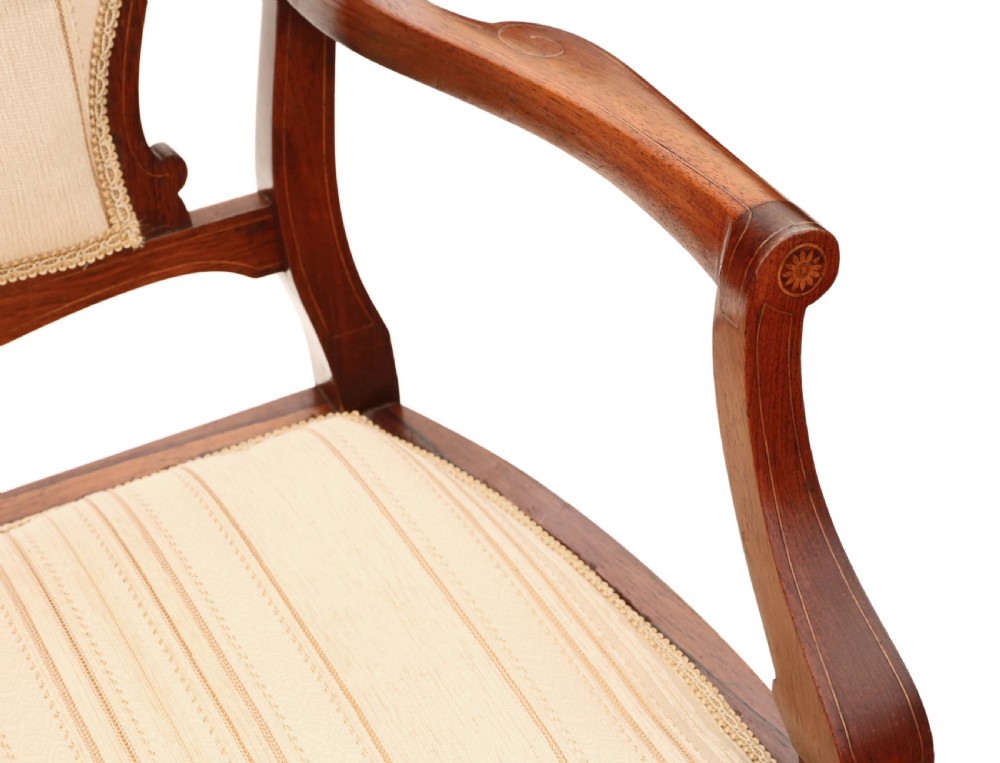 Victorian inlaid rosewood sofa View III