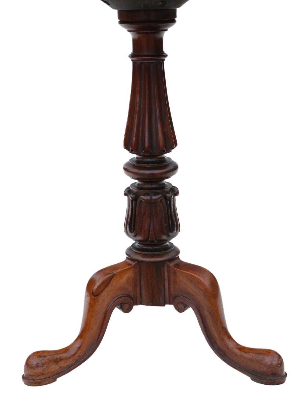 Regency carved rosewood tea ploy View IV