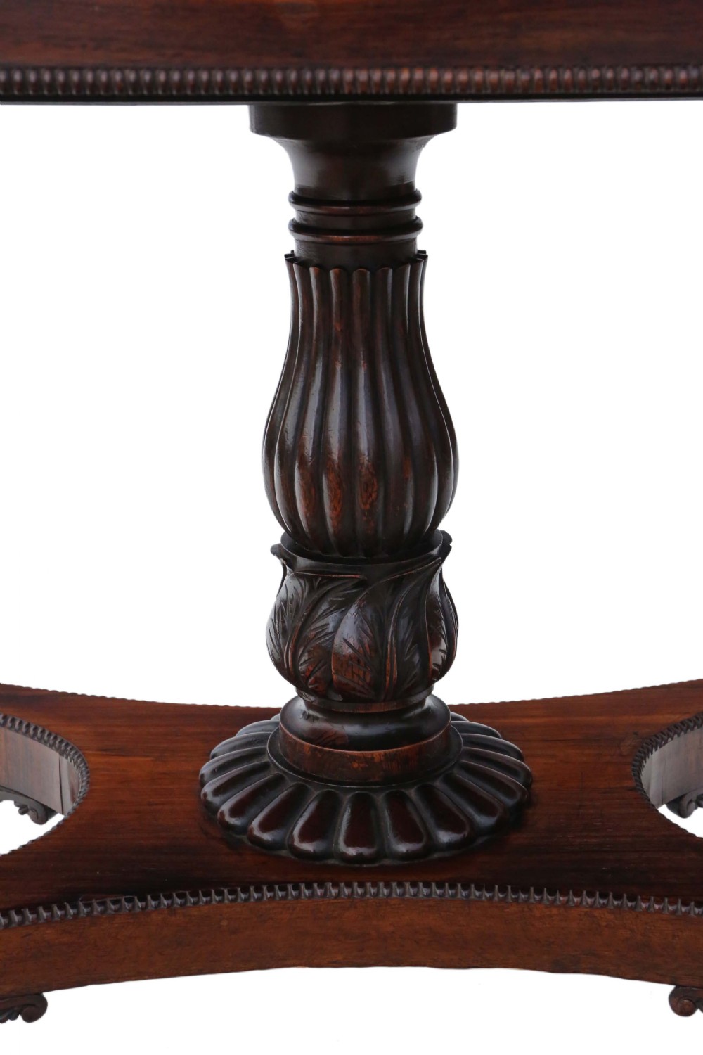 Regency rosewood pedestal sofa table  View VI