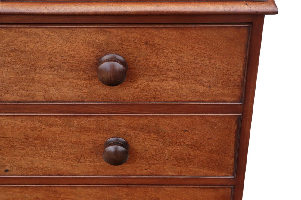 Victorian mahogany chest of drawers View III