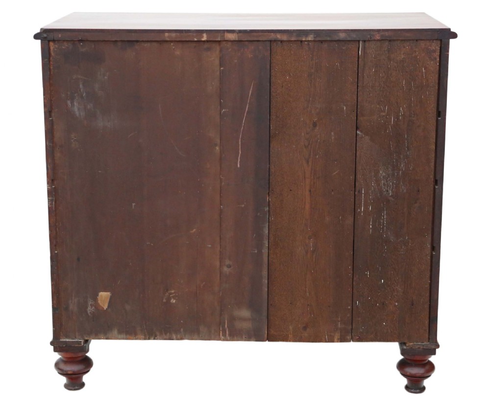 Victorian mahogany chest of drawers View X