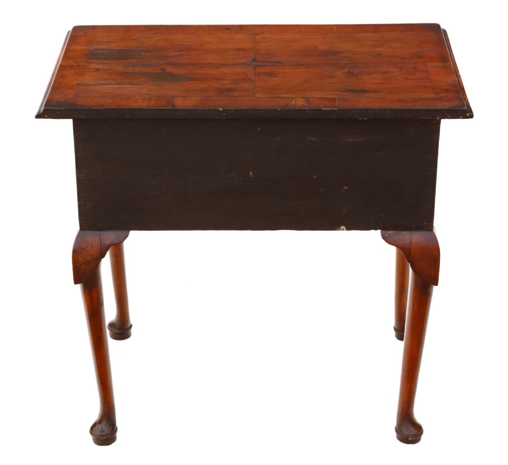 Georgian walnut lowboy writing table View X