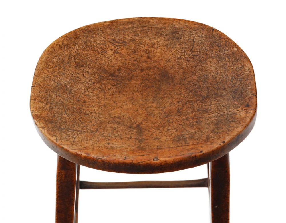 18th Century mahogany high stool View IV