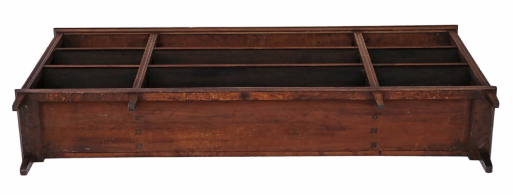 Victorian mahogany open bookcase View VII