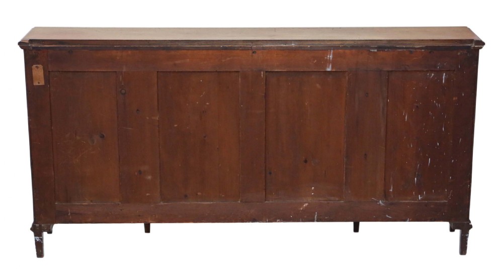 Victorian mahogany open bookcase View VIII