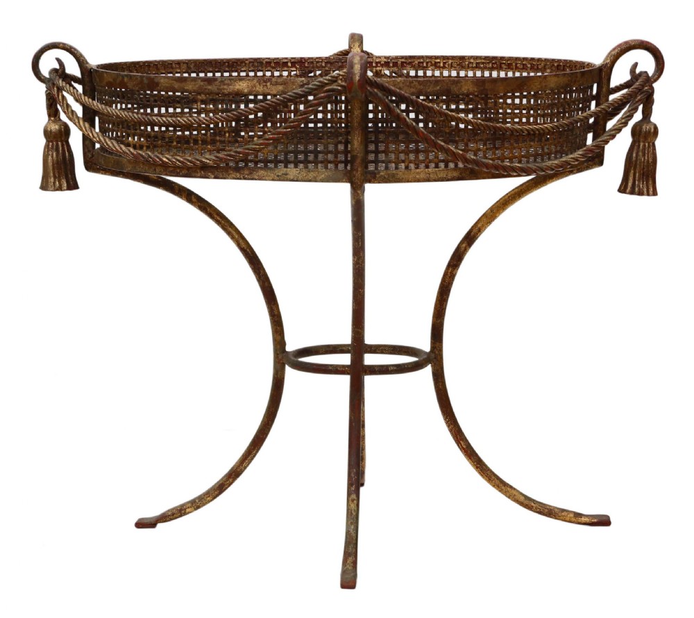 Wrought iron classical orangery planter View II