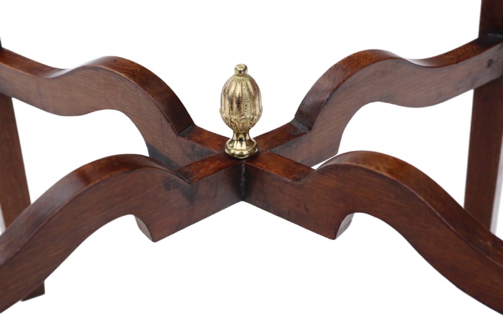 Pair of Edwardian parquetry side tables View VII