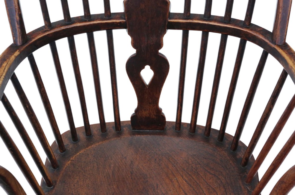 Victorian ash & elm Windsor dining chair View VIII