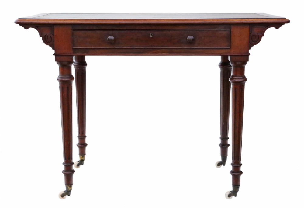 Victorian mahogany desk View II