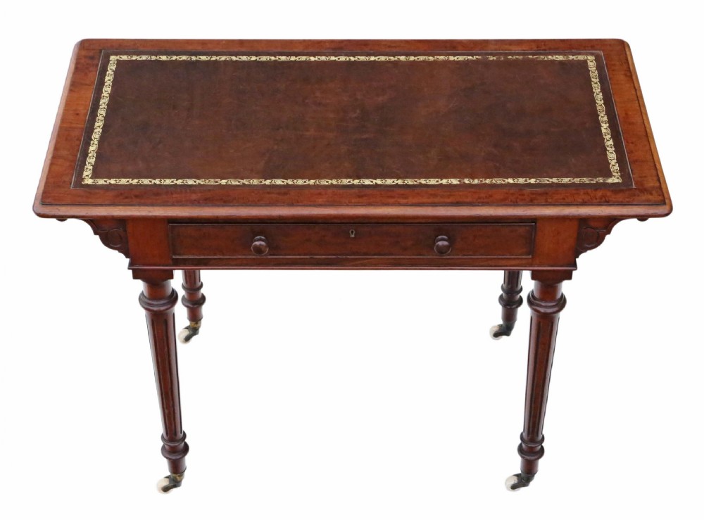 Victorian mahogany desk View III