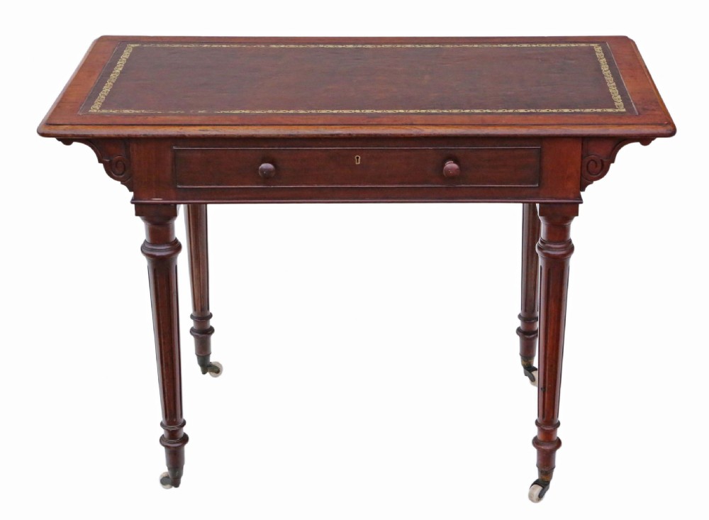 Victorian mahogany desk View VII