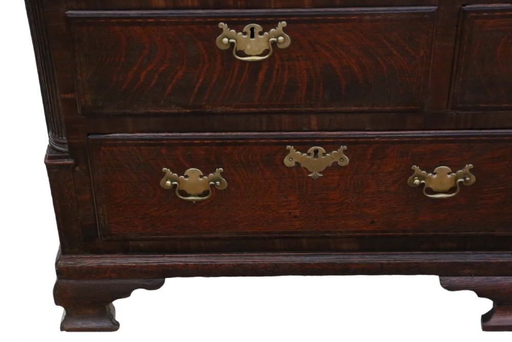 Georgian Lancashire oak coffer View V