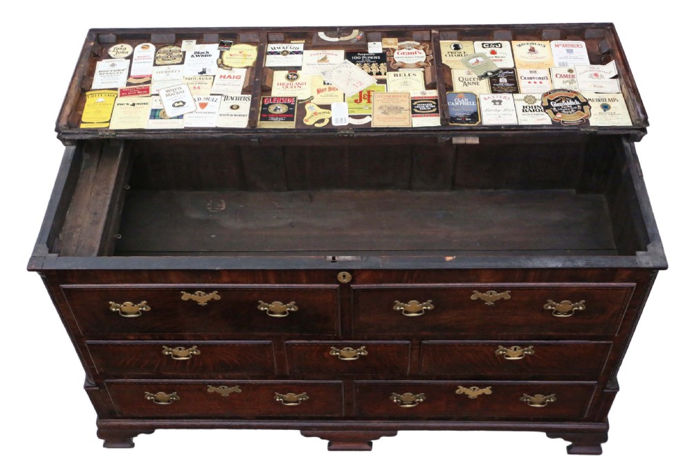 Georgian Lancashire oak coffer View VII