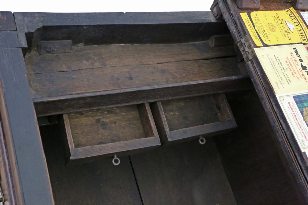 Georgian Lancashire oak coffer View IX