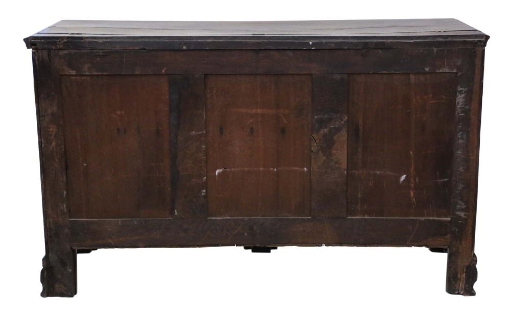 Georgian Lancashire oak coffer View XIII