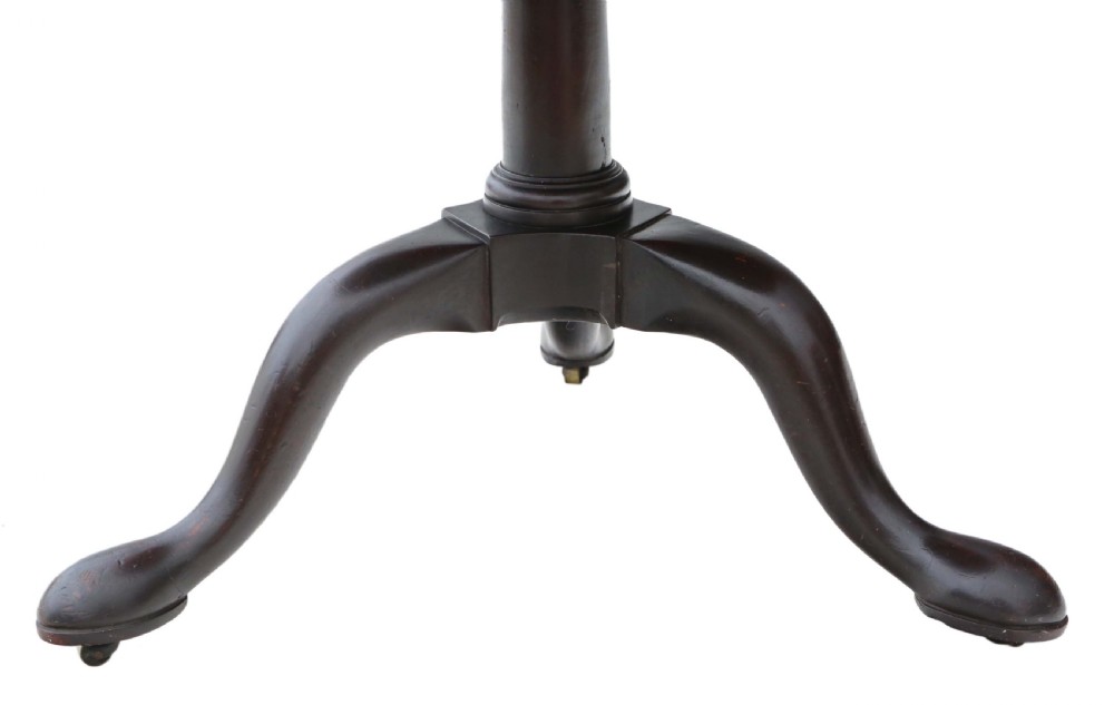 Georgian mahogany dumb waiter serving table View VI