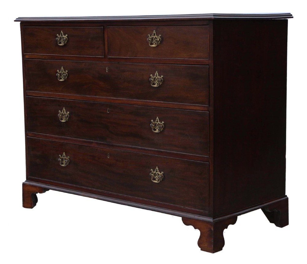 Georgian mahogany chest of drawers View IV